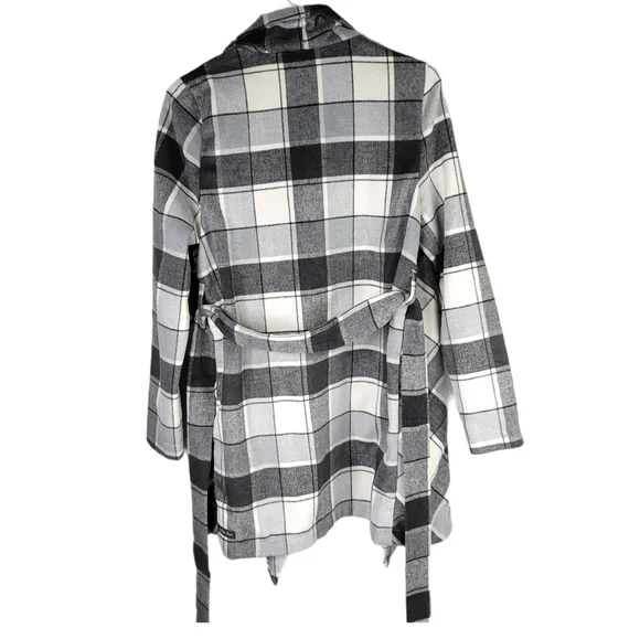Matilda Jane Check it Twice plaid wrap jacket - Picture 4 of 10